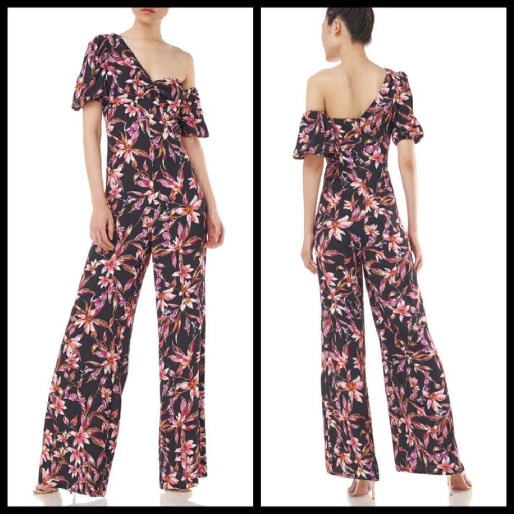 💕AMUR💕 Jax Jumpsuit ~ Floral Print Size 0 - Picture 3 of 13